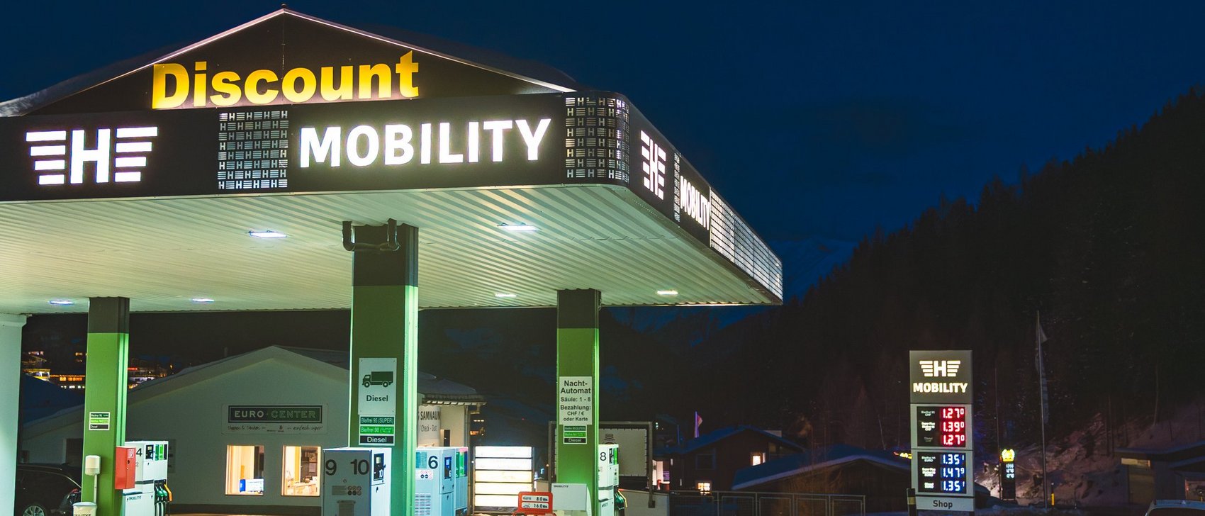 Früher Eurocenter, heute Mobility Center Früher Eurocenter, heute Mobility Center