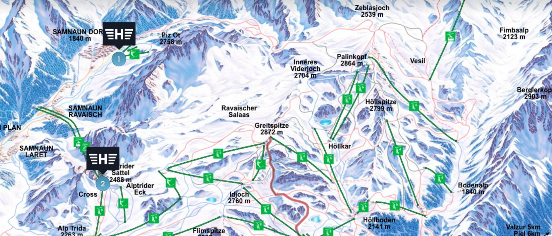 Hangl’s Swiss ski school in Samnaun Hangl’s Swiss ski school in Samnaun