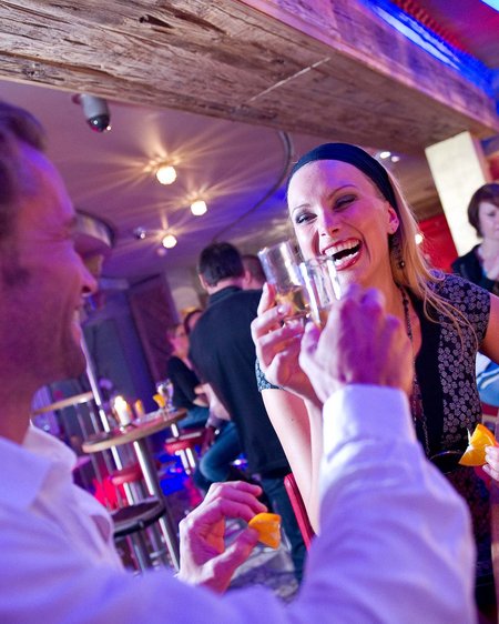 Duty free in Samnaun und Partystimmung Duty free in Samnaun und Partystimmung